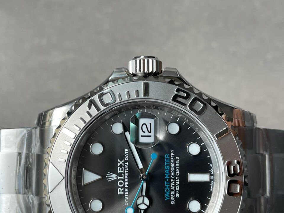 VSF FACTORY 1:1 Rolex Yacht-Master 40mm 116622 904L SS Grey Dial Dots on SS Bracelet VS3135