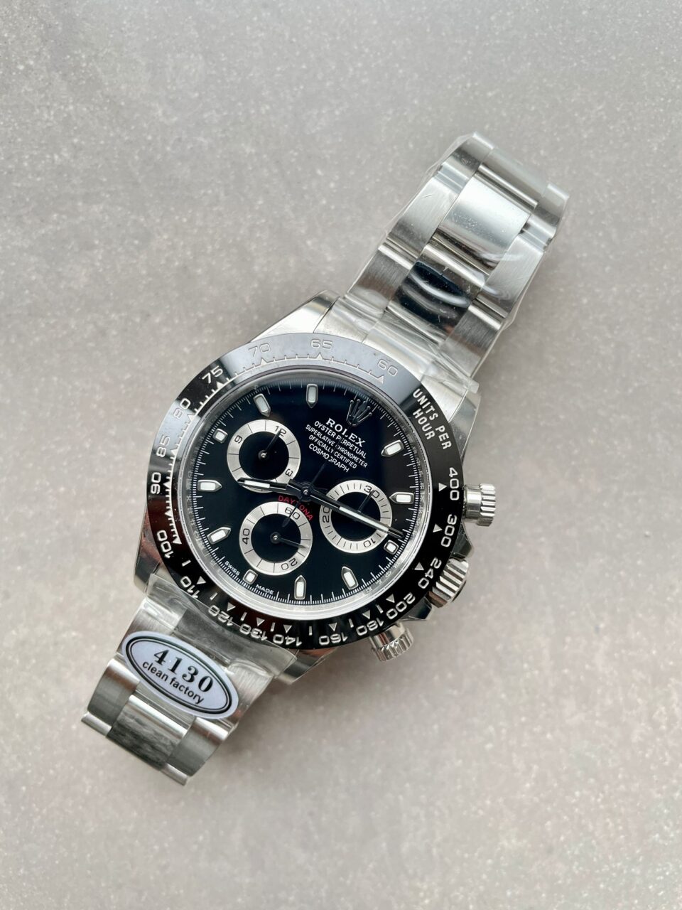 Rolex Daytona 116500 DAYTONA 1:1 Best Edition CF 904L SS Case and Black Dial SA4130
