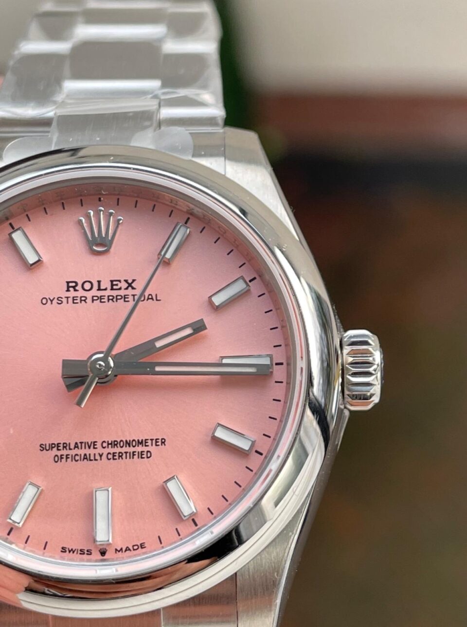 EWF Factory 1:1 Rolex Oyster Perpetual 31mm 277200 Best Edition PINK Dial