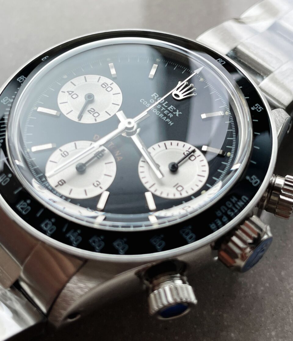 VINTAGE Rolex Daytona 6263 SS Black Dial 2 on Bracelet Venus 75