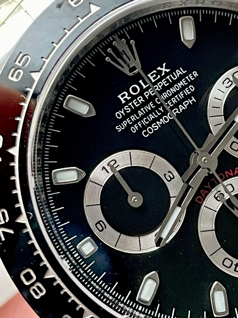 Rolex Daytona 116500 DAYTONA 1:1 Best Edition CF 904L SS Case and Black Dial SA4130