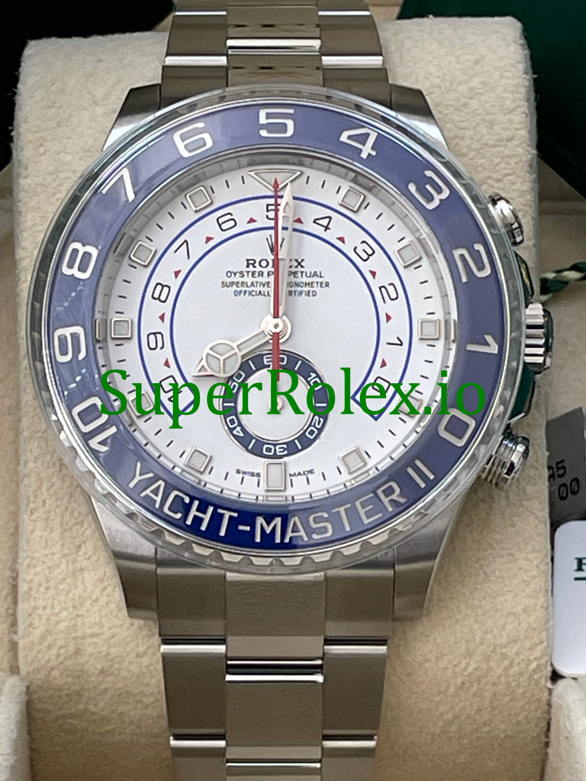 Rolex Yacht-Master II 44MM White Stainless Steel - Ref.116680