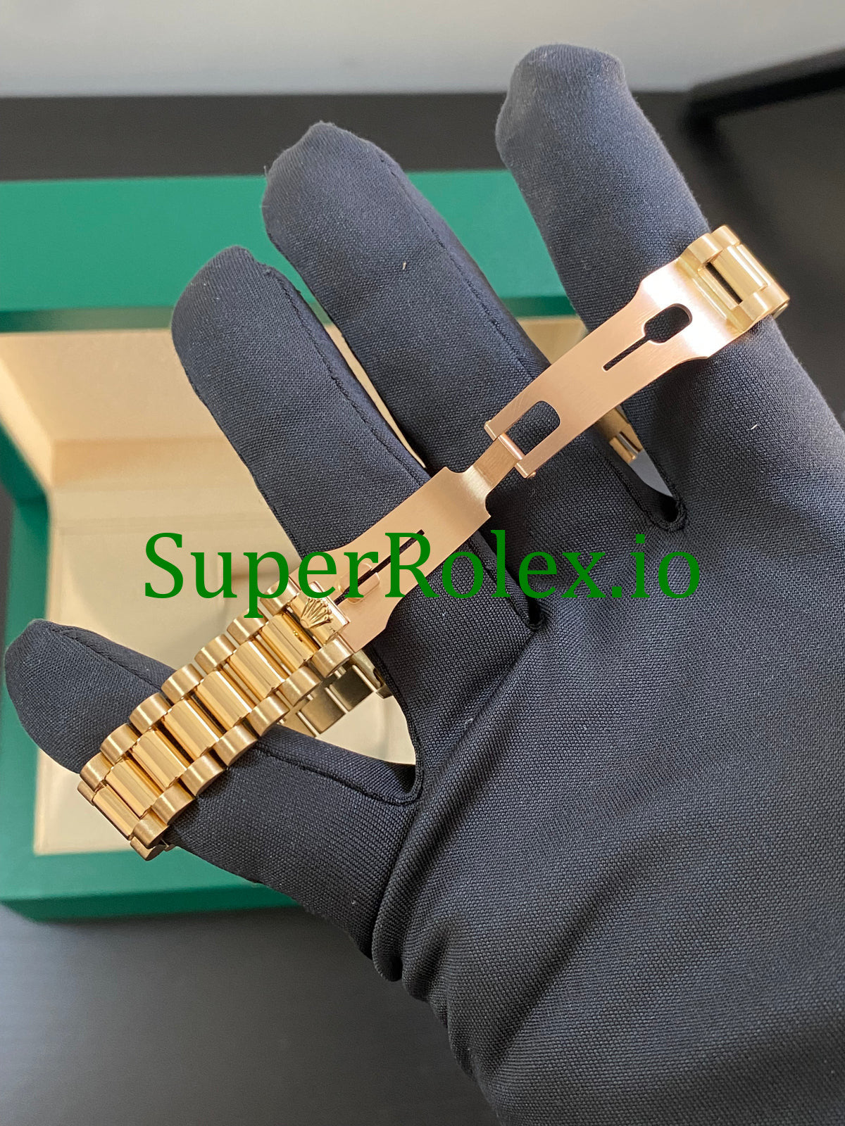 Rolex Datejust 31 Yellow Gold Black Diamond Dial Ref.68278